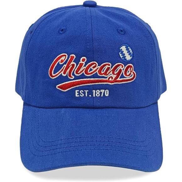 Vintage Embroidered Hat Adjustable Baseball Cap for Men Women Teen Summer Casual - Picture 1 of 7